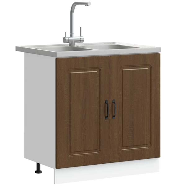 Köögikapp Kalmar Pruun tamme 80 × 46 × 81,5 cm Tehispuit