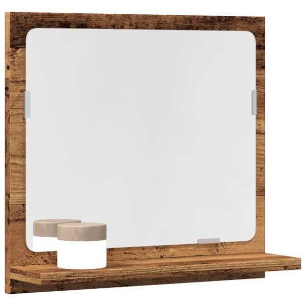 Vannitoa peegelkapp vana puit 40 × 11 × 37 cm insenerpuit