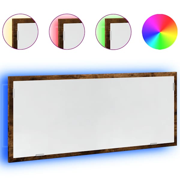 LED vannitoapeegel suitsutamm 100 × 8,5 × 37 cm insenerpuit
