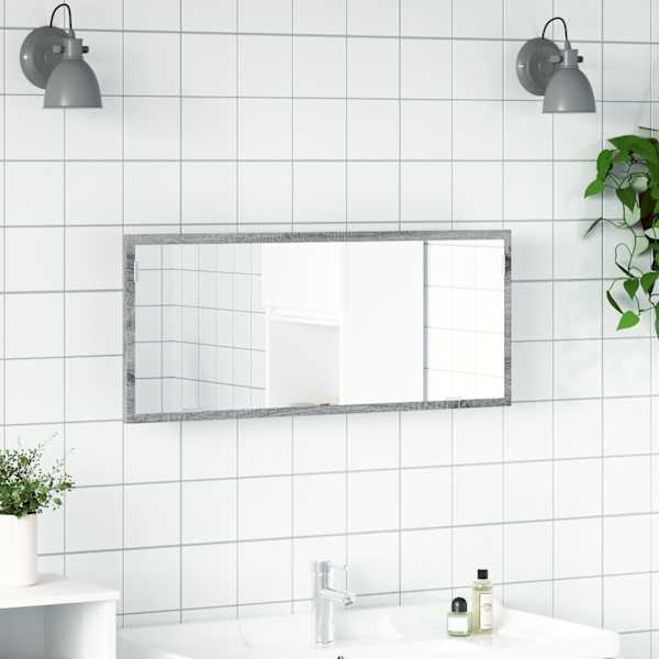 LED vannitoapeegel hall Sonoma 100 × 8,5 × 37cm projekteeritud puit
