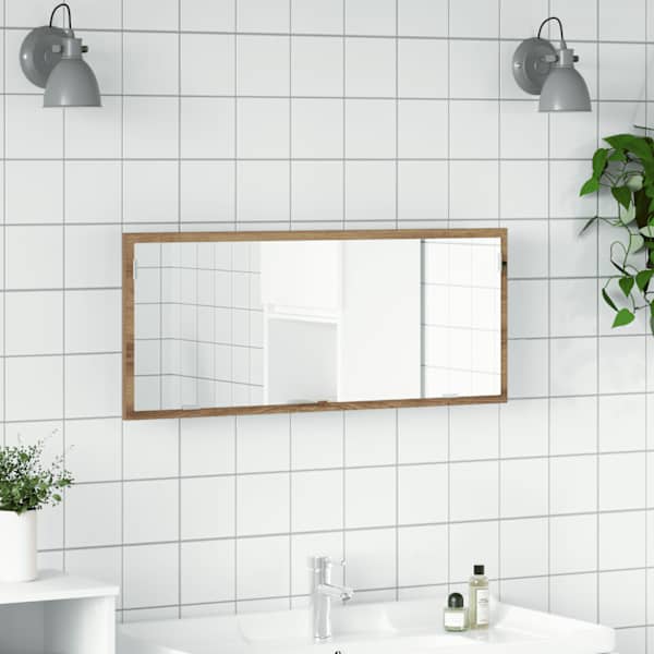 LED vannitoapeegel Artisan tamm projekteeritud puit