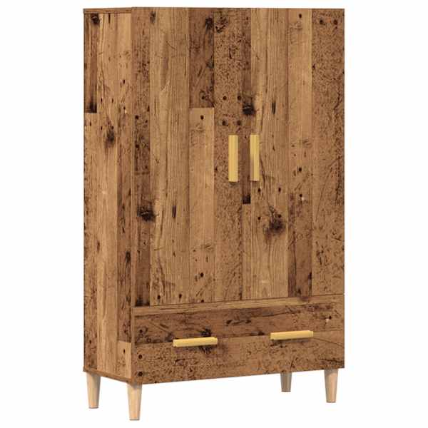 Kõrge hoiukapp Old Wood 70 × 31 × 115 cm Tehispuit