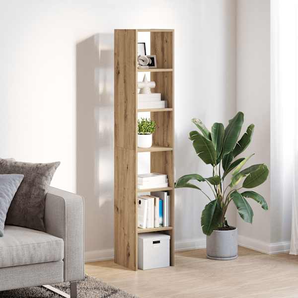 Raamatukapid 2 tk, virnastatav, käsitöötamm, 30 × 30 × 80 cm