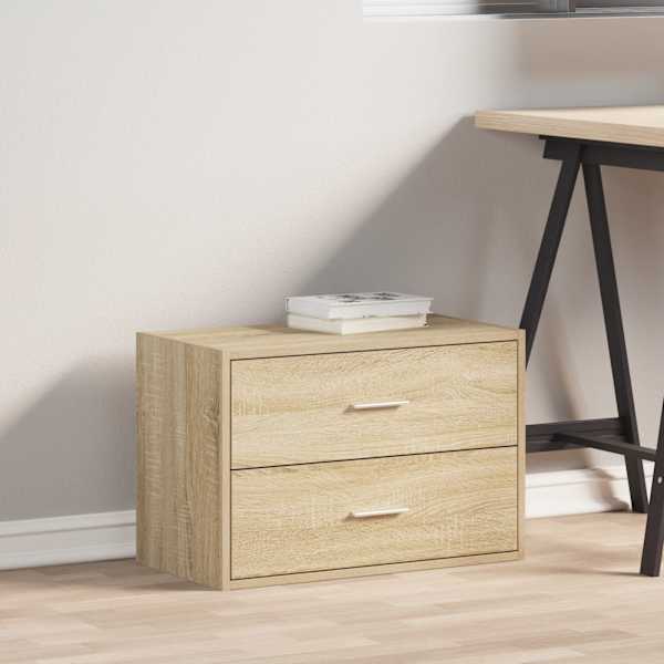 Kapp 2 sahtliga, Sonoma tamm, 60 × 31 × 40 cm, tehispuit