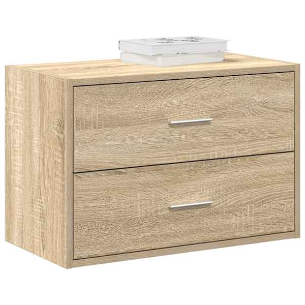 Kapp 2 sahtliga, Sonoma tamm, 60 × 31 × 40 cm, tehispuit