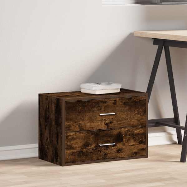 Kapp 2 sahtliga, suitsutatud tamm, 60 × 31 × 40 cm, tehispuit