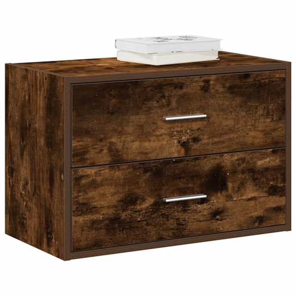 Kapp 2 sahtliga, suitsutatud tamm, 60 × 31 × 40 cm, tehispuit