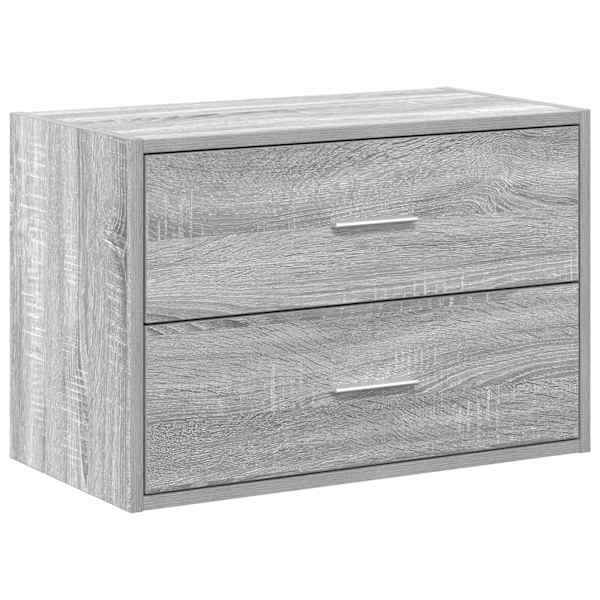 Kapp 2 sahtliga, hall Sonoma tamm, 60 × 31 × 40 cm, tehispuit