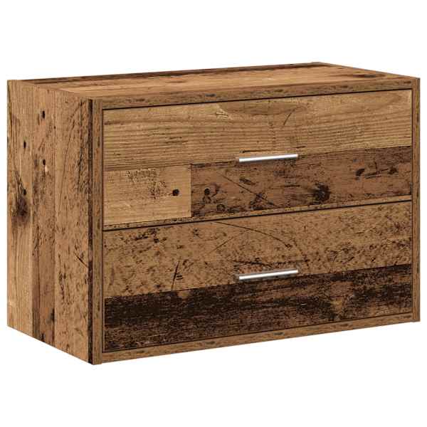 Kapp 2 sahtliga, vana puit, 60 × 31 × 40 cm, tehispuit