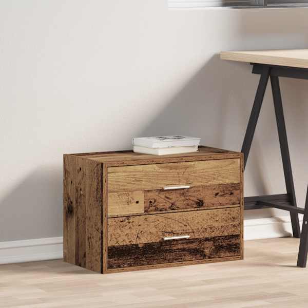 Kapp 2 sahtliga, vana puit, 60 × 31 × 40 cm, tehispuit