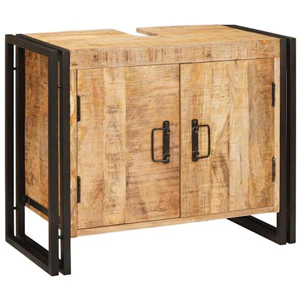 Valamukapp riiuliga Pruun 71 × 33 × 58 cm Tugev mango puu