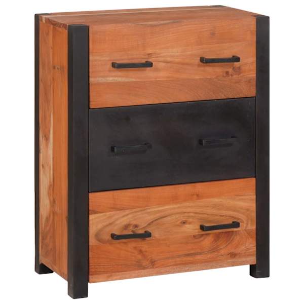 Kõide sahtliga Pruun 55 × 30 × 75 cm Tugev akatsiapuu
