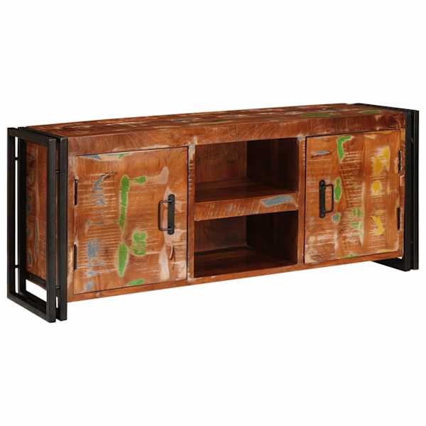 Telerikapp Mitmevärviline 120 × 33 × 50 cm taastatud puit