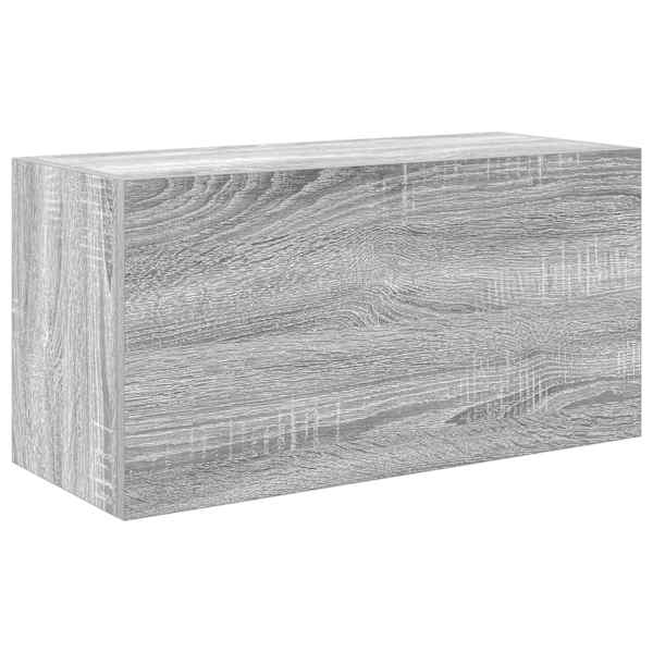 Vannitoa seinakapp, hall sonoma tamm, 60 × 25 × 30cm, tehispuit