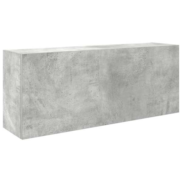 Vannitoa seinakapp, betoonhall, 100 × 25 × 40 cm, tehispuit