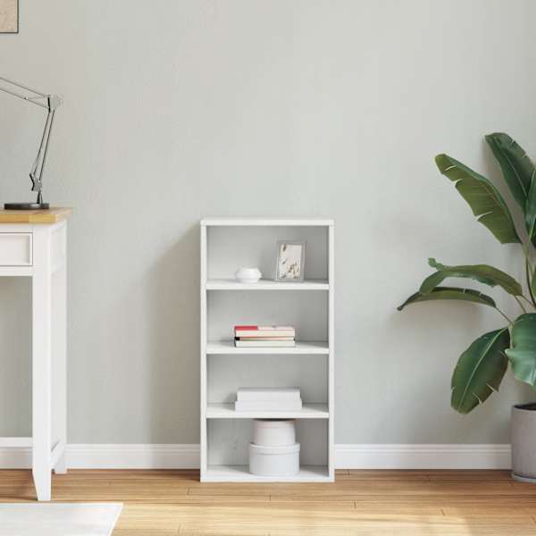 Külgkapp "ODDA" Valge 40 × 24 × 79 cm täispuidust mänd