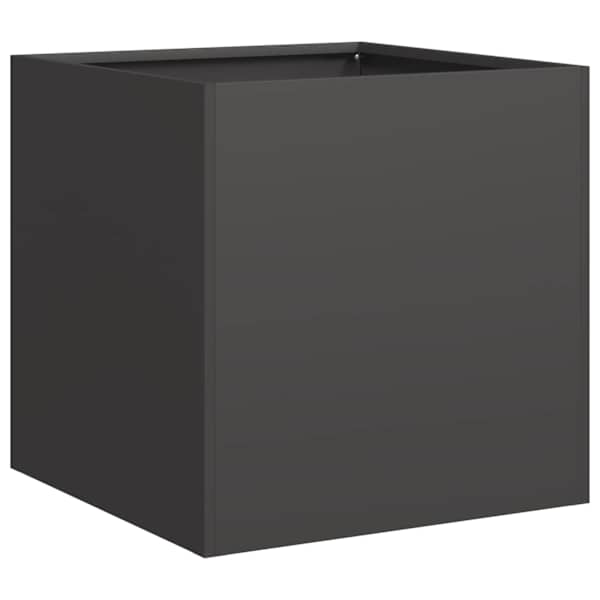 Taimekast 40 × 40 × 40 cm, külmvaltsitud teras – must