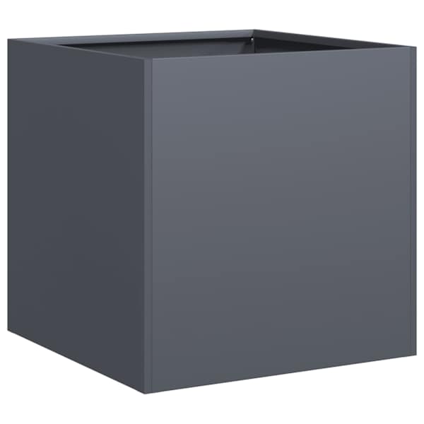 Taimekast 40 × 40 × 40 cm, külmvaltsitud teras – antratsiithall