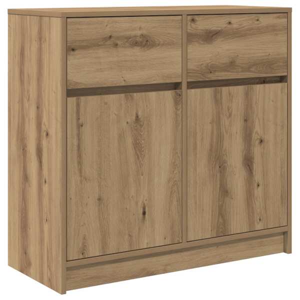 Puhvetkapp sahtliga, artisan tamm, 80 × 34 × 76 cm, tehispuit