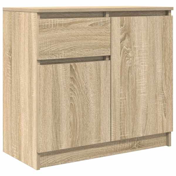 Puhvetkapp sahtliga, sonoma tamm, 71 × 35 × 65 cm, tehispuit