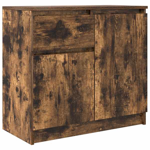 Puhvetkapp sahtliga, suitsutatud tamm, 71 × 35 × 65 cm, tehispuit