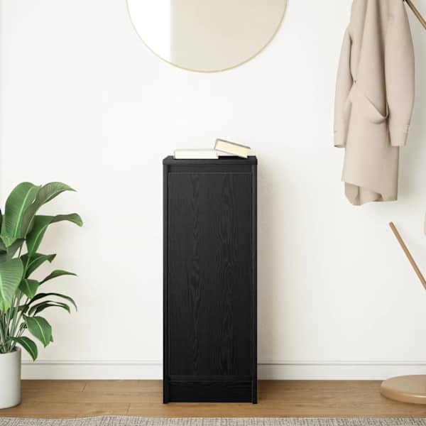 Puhvetkapp, must tamm, 29,5 × 34 × 76 cm, tehispuit
