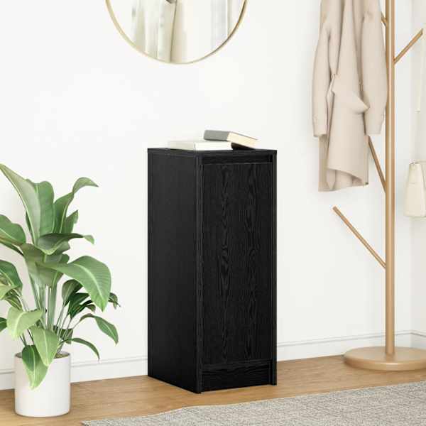 Puhvetkapp, must tamm, 29,5 × 34 × 76 cm, tehispuit