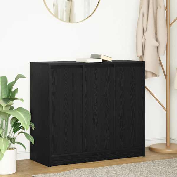 Puhvetkapp, must tamm, 85 × 34 × 76 cm, tehispuit