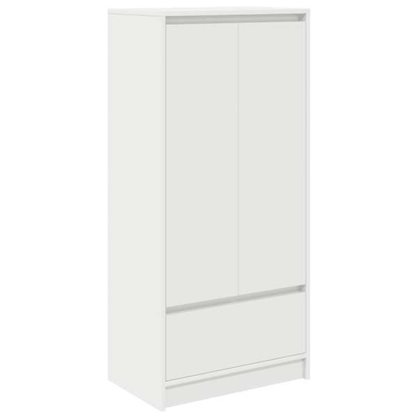 Kapp sahtliga, valge 55,5 × 34 × 119,5 cm, tehispuit