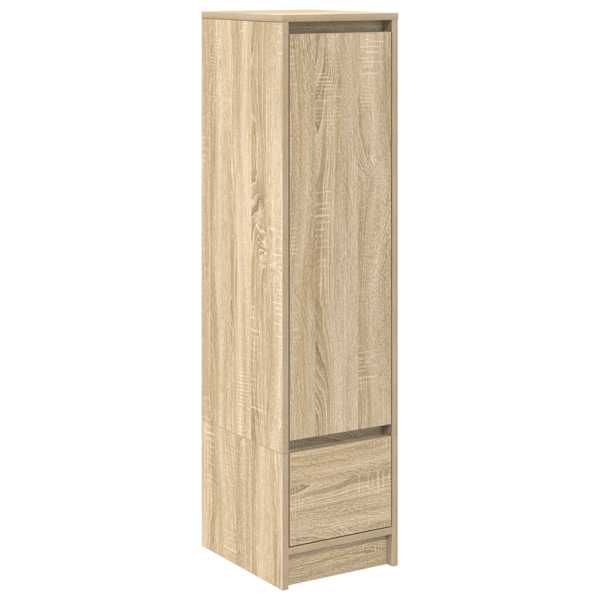 Kõrge kapp, Sonoma tamm, 29,5 × 34 × 119,5 cm tehispuit