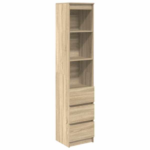 Highboard Sonoma tamm 37,5 × 35 × 180 cm Engineered Wood