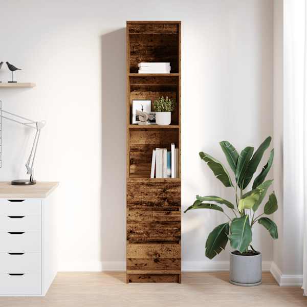 Highboard Old Wood 37,5 × 35 × 180 cm Engineered Wood