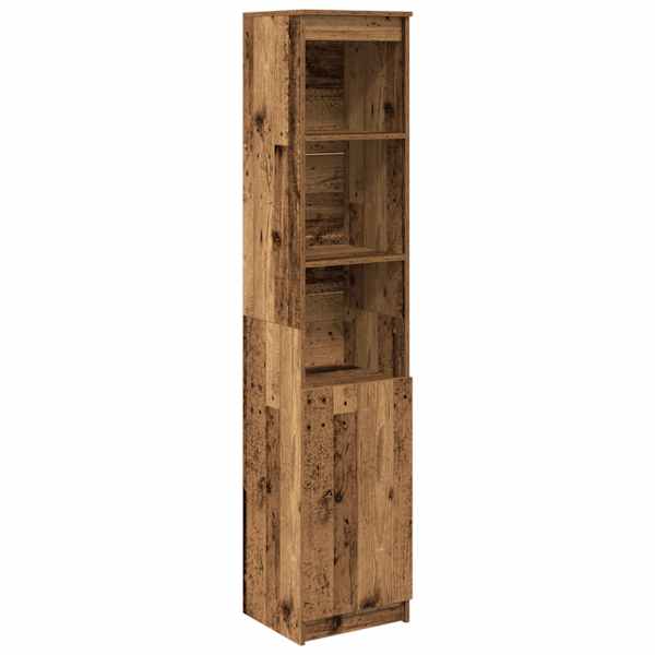 Highboard Old Wood 37,5 × 35 × 180 cm Engineered Wood