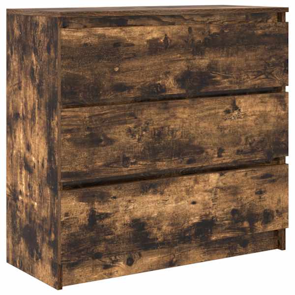 Puhvetkapp, suitsutatud tamm, 80 × 35 × 76 cm, tehispuit