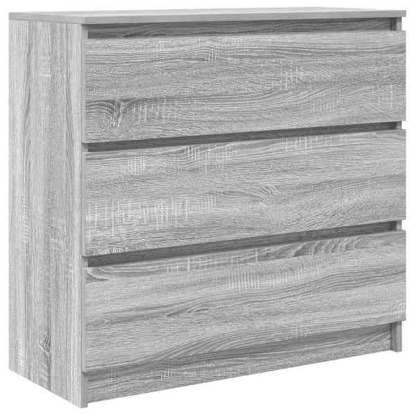 Puhvetkapp, hall Sonoma tamm, 80 × 35 × 76 cm, tehispuit
