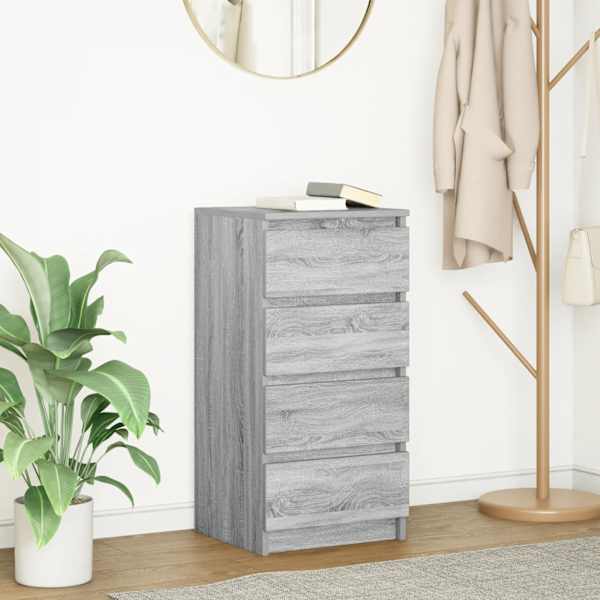 Puhvetkapp, hall Sonoma tamm, 37,5 × 35 × 76 cm, tehispuit