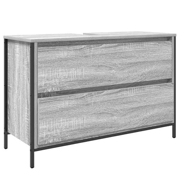 Vannitoa valamukapp sahtlitega hall sonoma 90 × 34,5 × 60 cm