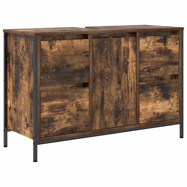 Valamukapp sahtlitega suitsutamm 90 × 34,5 × 60 cm