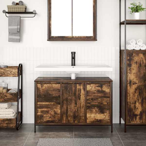 Valamukapp sahtlitega suitsutamm 90 × 34,5 × 60 cm