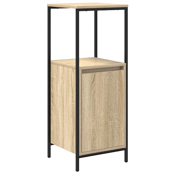 Vannitoa kapp riiulitega sonoma tamm 36 × 35 × 95 cm