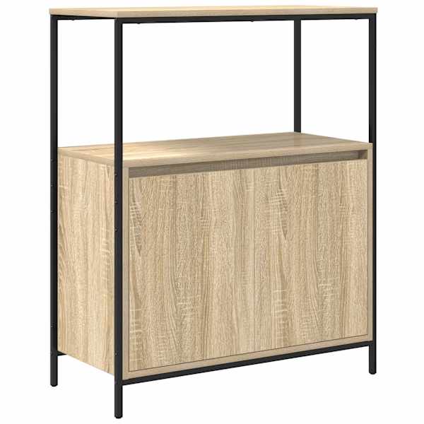 Vannitoa kapp riiulitega sonoma tamm 76,5 × 35 × 95 cm