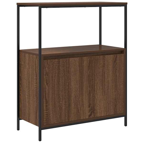 Vannitoa kapp riiulitega pruun tamm 76,5 × 35 × 95 cm
