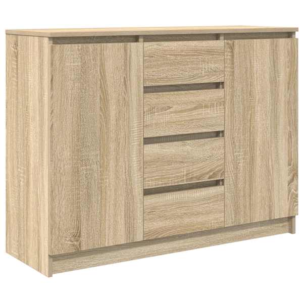 Puhvetkapp sahtlitega, sonoma tamm, 100,5 × 35 × 76 cm, tehispuit