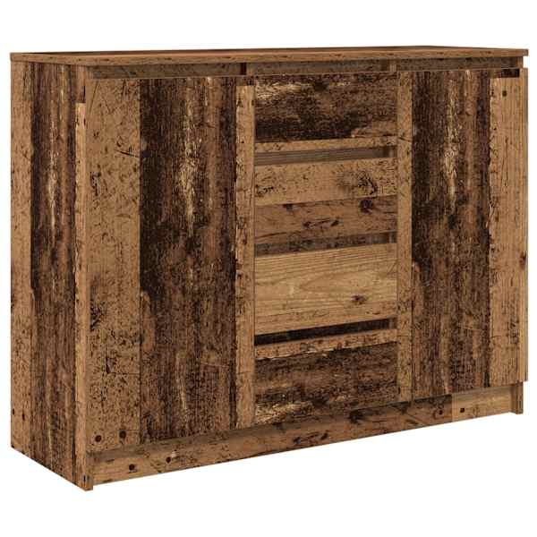Puhvetkapp sahtlitega, vana puit, 100,5 × 35 × 76 cm, tehispuit