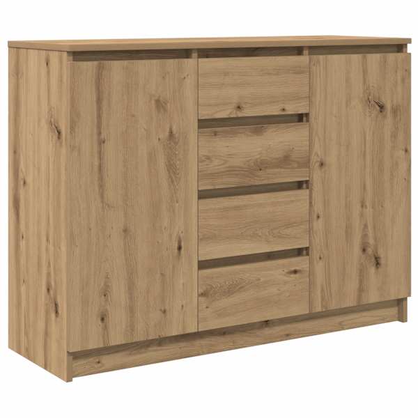 Puhvetkapp sahtlitega, artisan tamm, 100,5 × 35 × 76 cm tehispuit