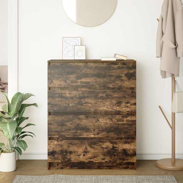 Puhvetkapp, suitsutatud tamm, 80 × 35 × 99 cm, tehispuit