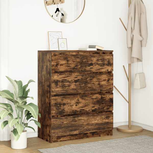 Puhvetkapp, suitsutatud tamm, 80 × 35 × 99 cm, tehispuit