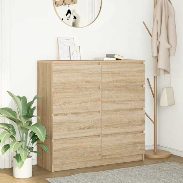 Puhvetkapp, Sonoma tamm, 100 × 35 × 99 cm, tehispuit