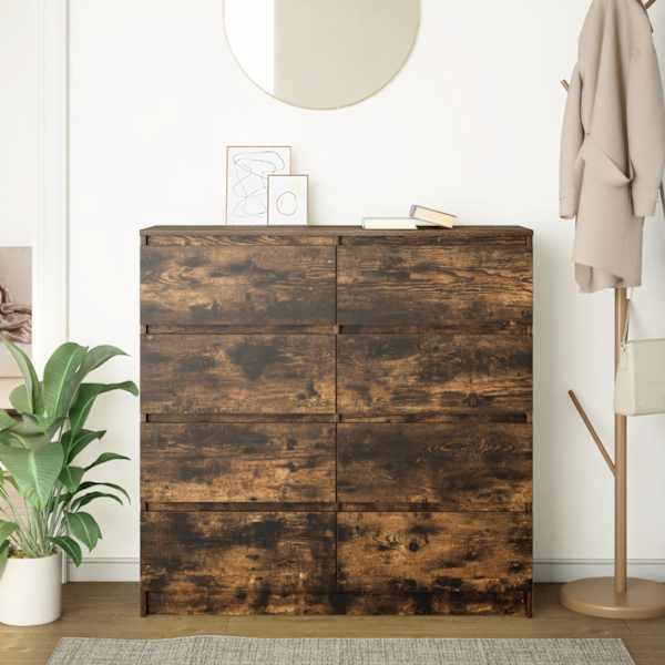Puhvetkapp, suitsutatud tamm, 100 × 35 × 99 cm, tehispuit