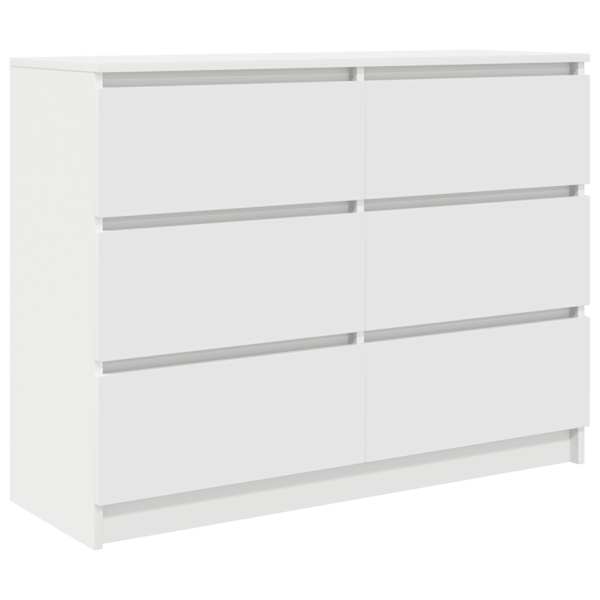 Puhvetkapp, valge, 100 × 35 × 76 cm, tehispuit